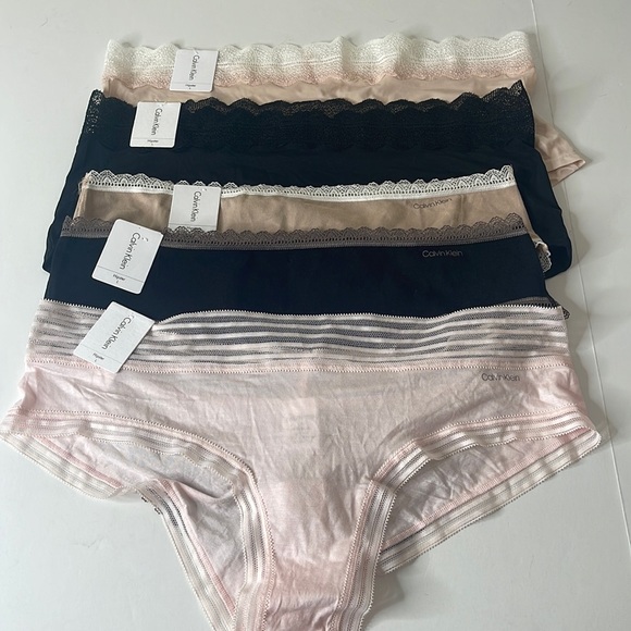 Calvin Klein Other - Calvin Klein Assortment of Hipster Panties - 5 Pairs Size Large / 7